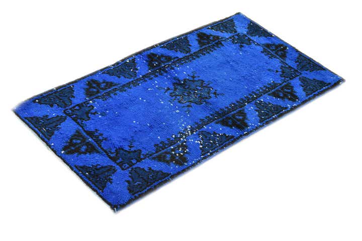 2' 3 x 4' 3 Hand Knotted Moroccan Wool Runner Rug