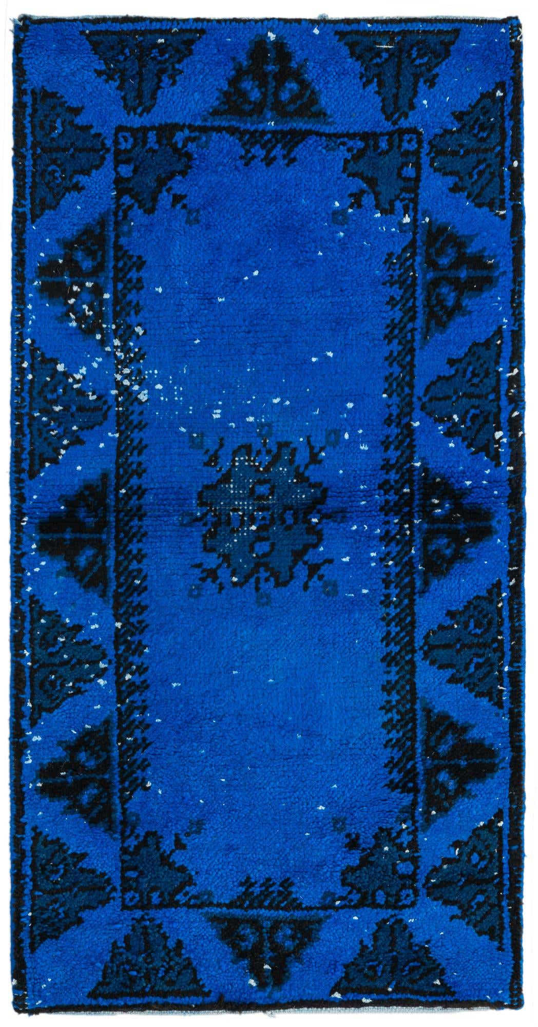 2' 3 x 4' 3 Hand Knotted Moroccan Wool Runner Rug