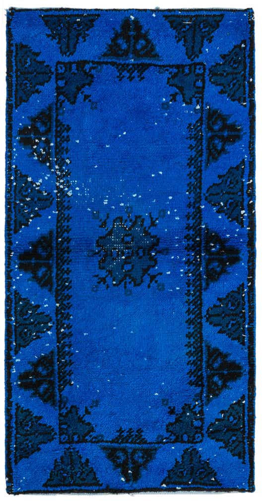 2' 3 x 4' 3 Hand Knotted Moroccan Wool Runner Rug