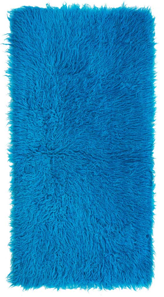 2' 3 x 4' 5 Hand Knotted Moroccan Wool Runner Rug
