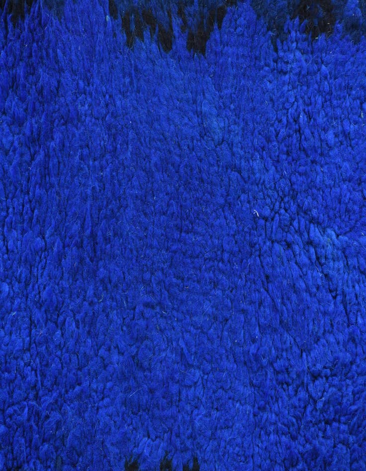 Detail image of 1' 10 x 3' 8  Hand Knotted Moroccan Oriental Wool Runner Rug