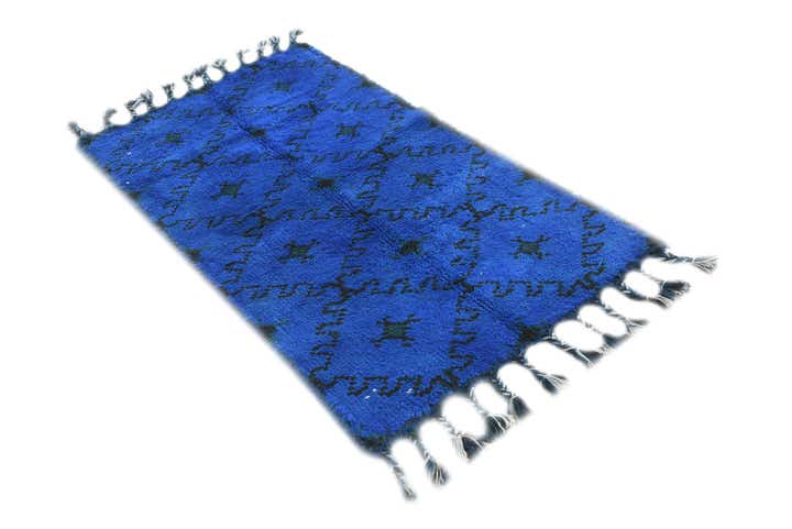 2' 10 x 5' 1 Hand Knotted Moroccan Wool Runner Rug