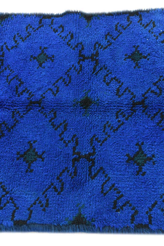 2' 10 x 5' 1 Hand Knotted Moroccan Wool Runner Rug