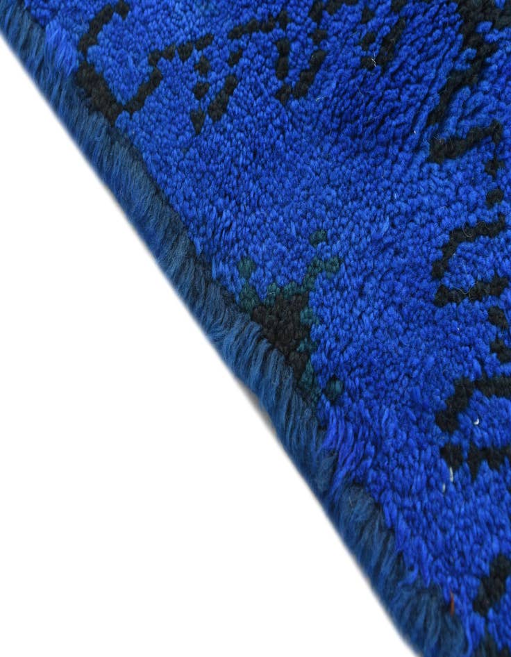 Detail image of 2' 10 x 5' 1  Hand Knotted Moroccan Wool Runner Rug