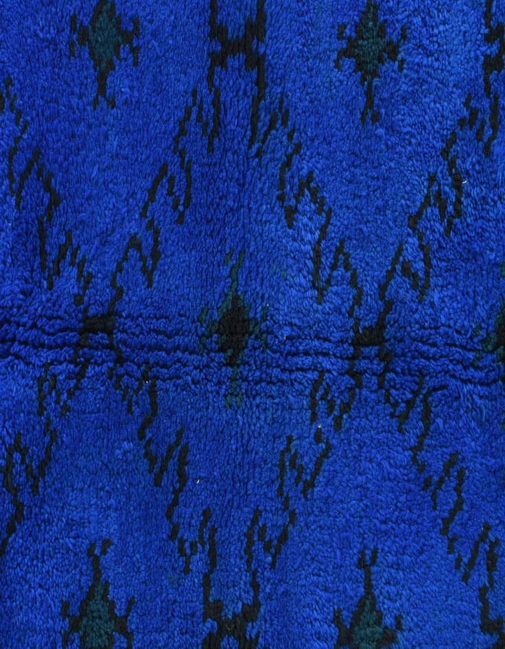 Detail image of 2' 10 x 5' 1  Hand Knotted Moroccan Wool Runner Rug