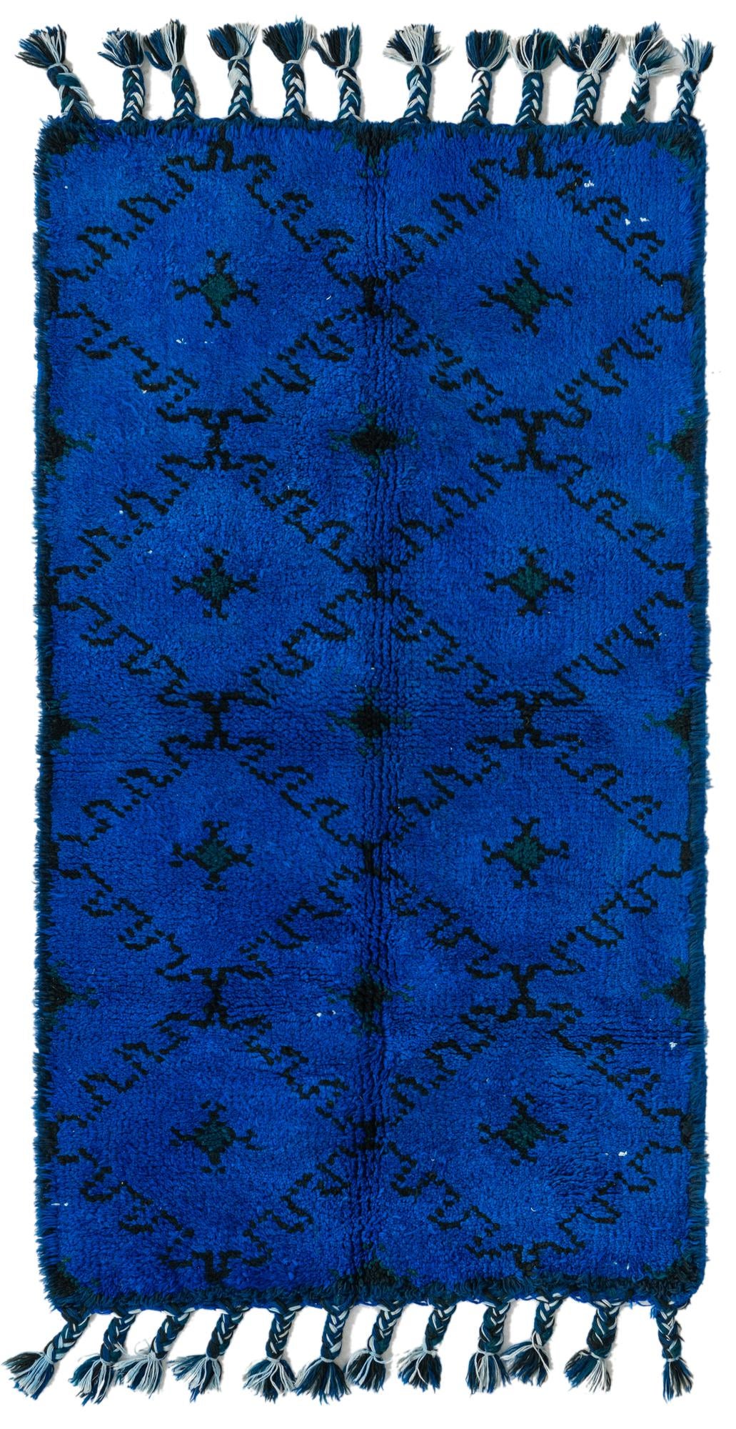 2' 10 x 5' 1 Hand Knotted Moroccan Wool Runner Rug