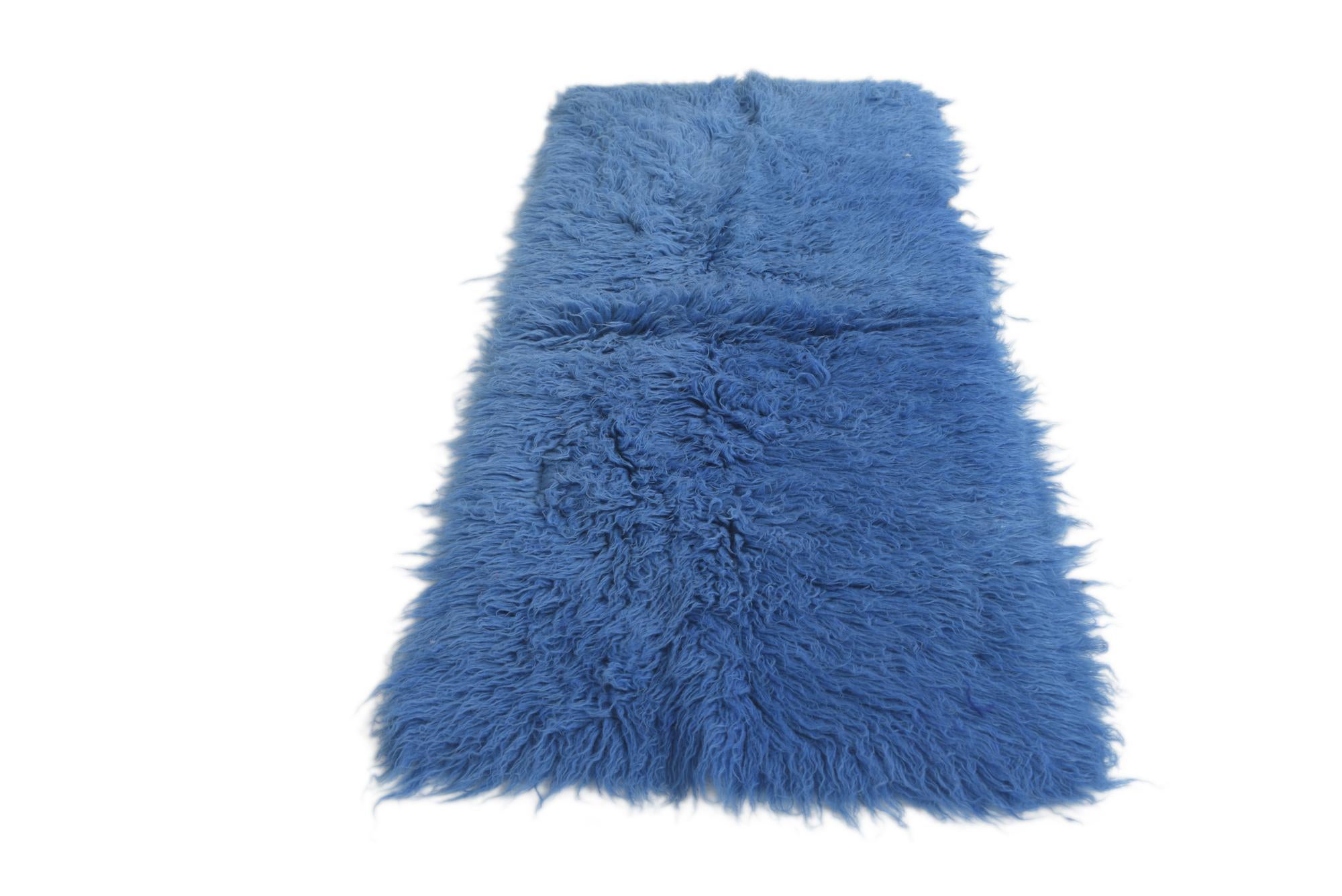 2' 4 x 5' 8 Hand Knotted Moroccan Wool Runner Rug