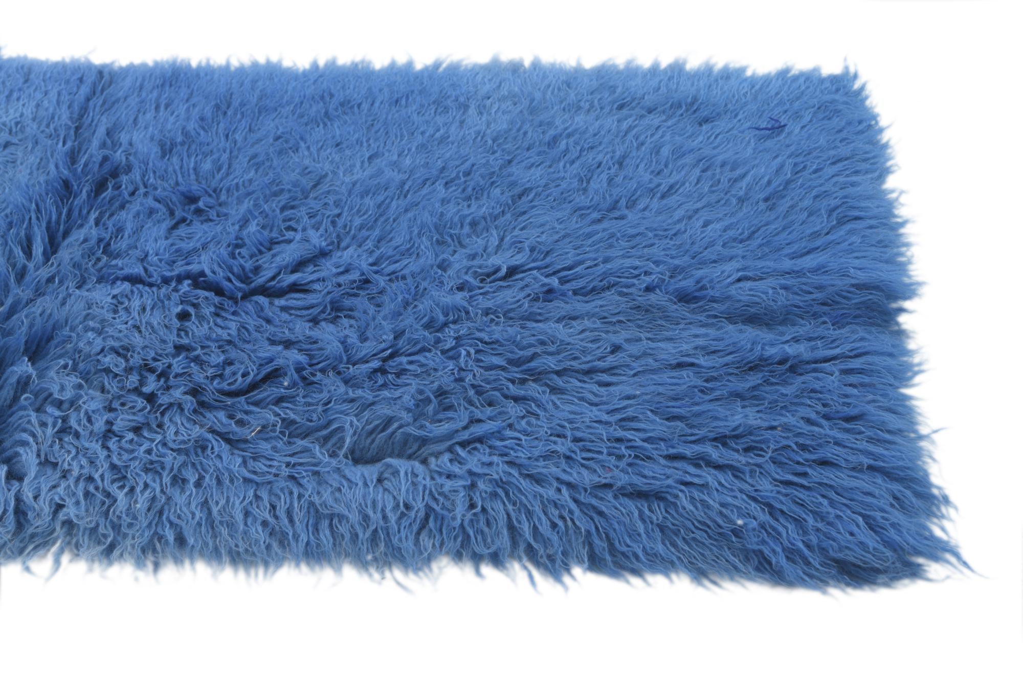2' 4 x 5' 8 Hand Knotted Moroccan Wool Runner Rug