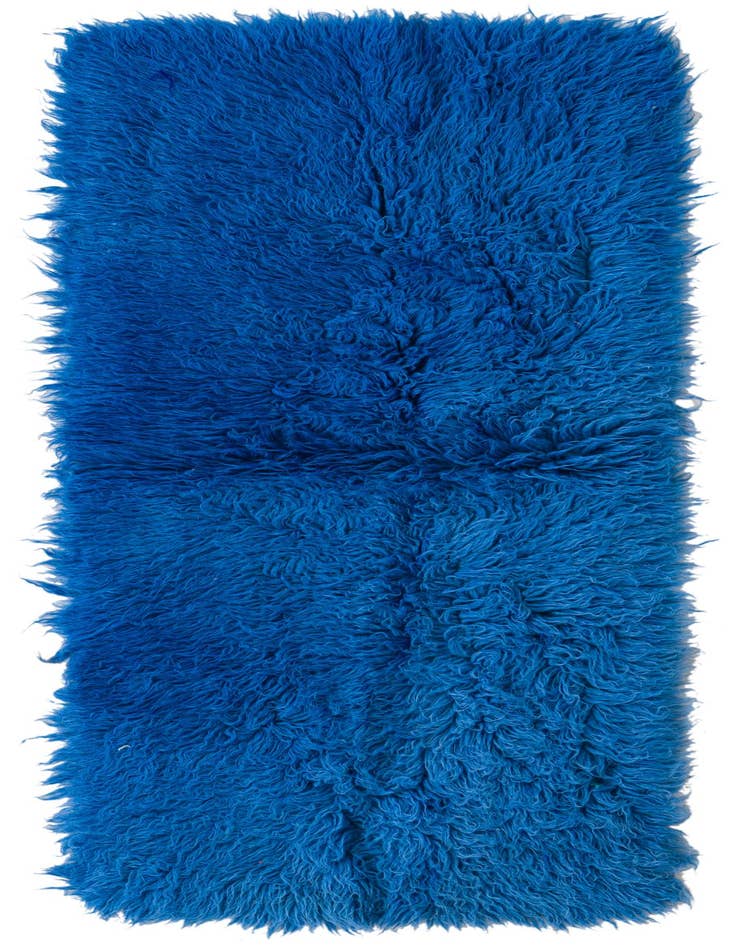 Detail image of 2' 4 x 5' 8 Hand Knotted Moroccan Wool Runner Rug