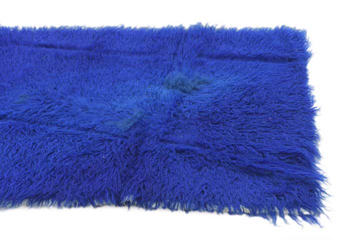 2' 4 x 4' 2 Hand Knotted Moroccan Wool Runner Rug