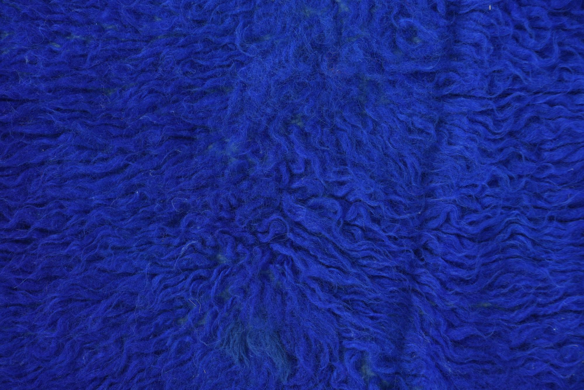 2' 4 x 4' 2 Hand Knotted Moroccan Wool Runner Rug