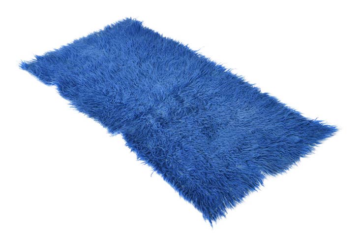 Detail image of 2' x 4' Hand Knotted Moroccan Wool Runner Rug