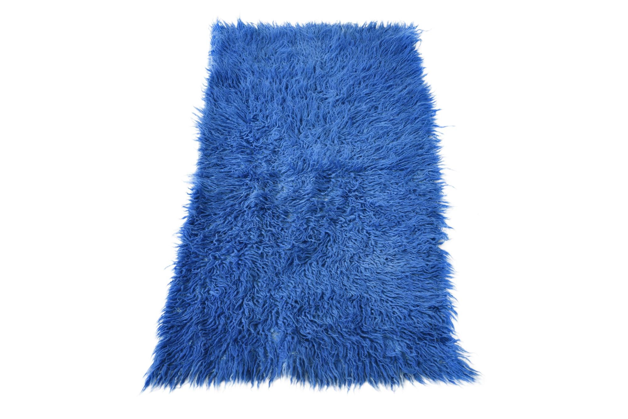 2' x 4' Hand Knotted Moroccan Wool Runner Rug