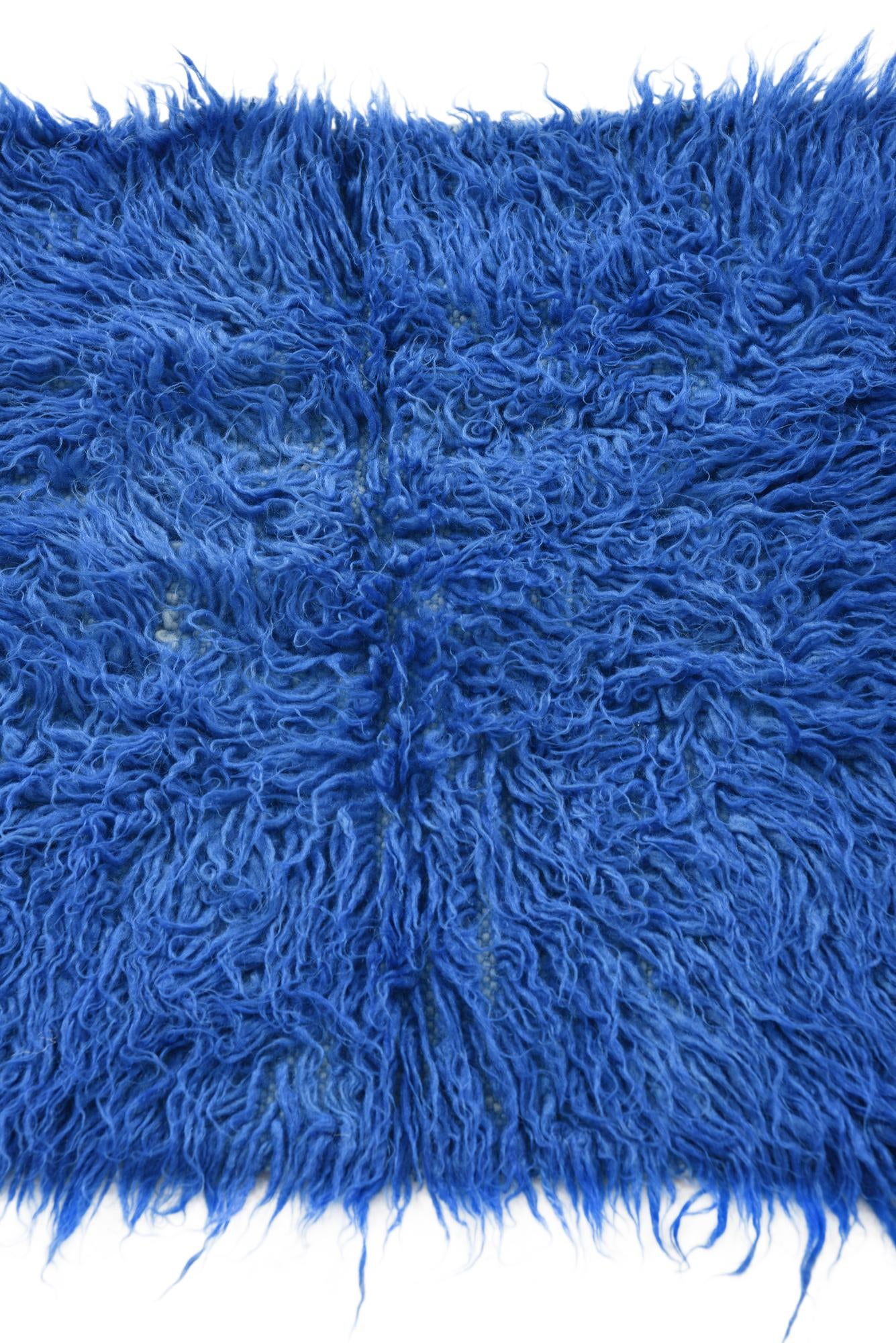 2' x 4' Hand Knotted Moroccan Wool Runner Rug