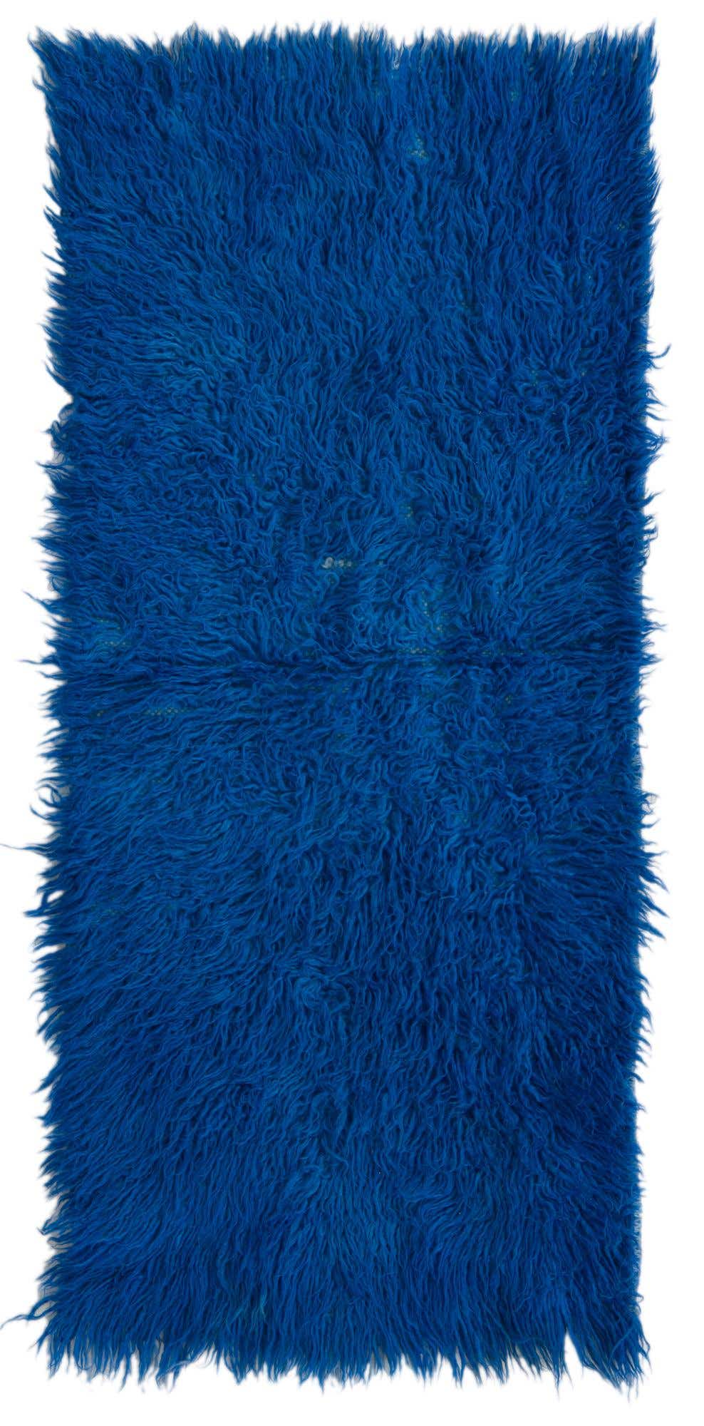 2' x 4' Hand Knotted Moroccan Wool Runner Rug