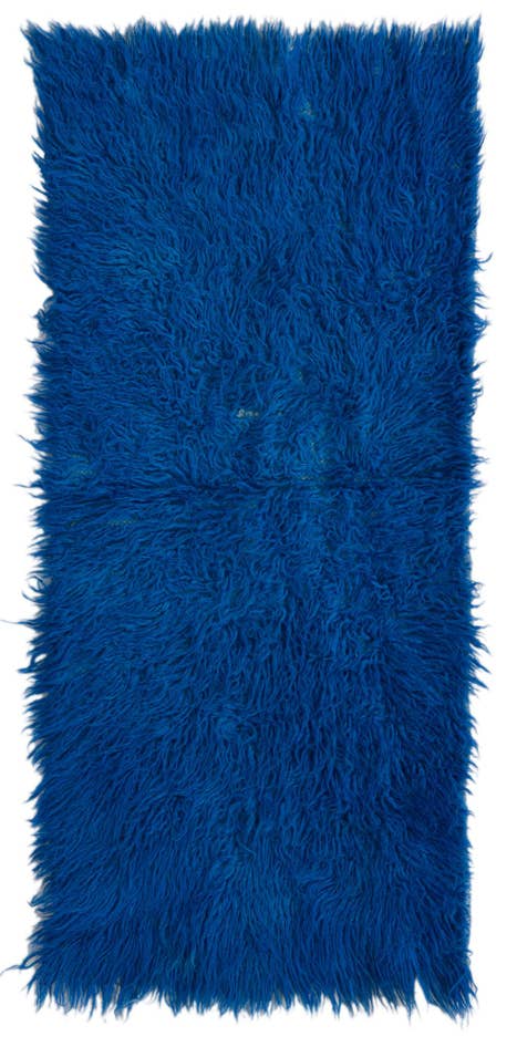 Detail image of 2' x 4' Hand Knotted Moroccan Wool Runner Rug