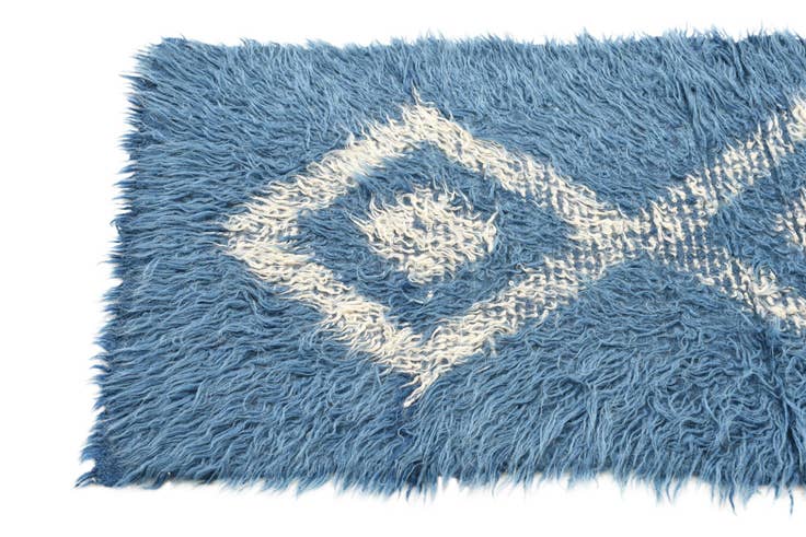 Detail image of 2' x 5' Hand Knotted Moroccan Wool Runner Rug