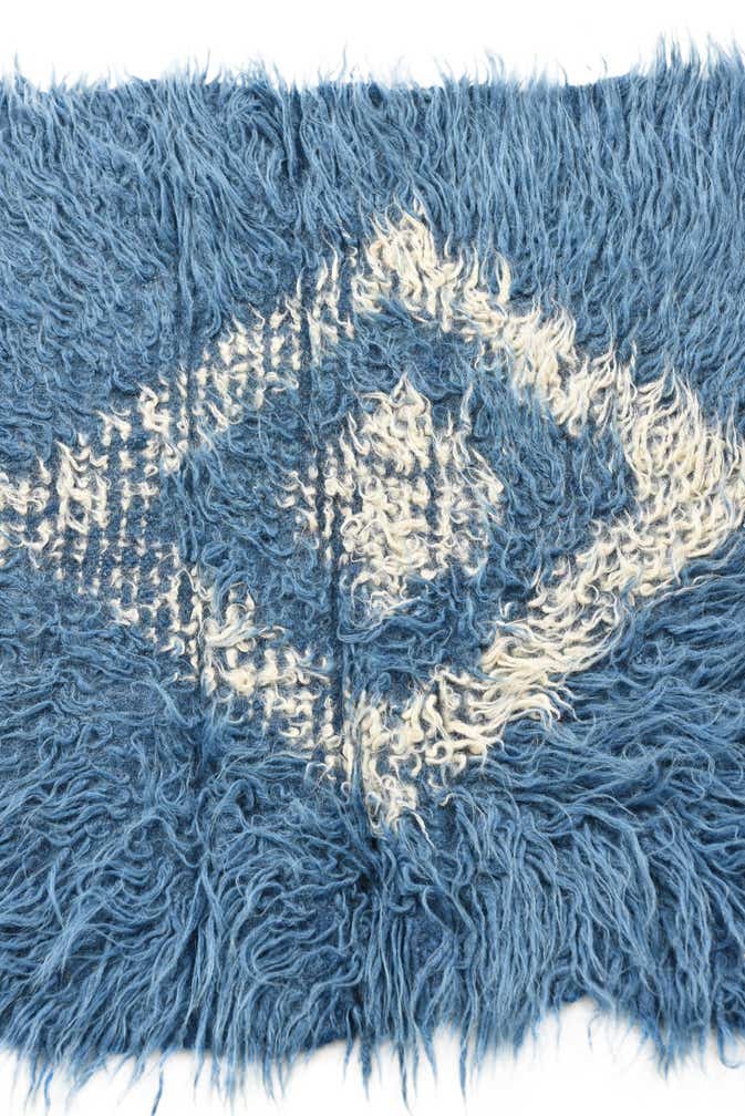 2' x 5' Hand Knotted Moroccan Wool Runner Rug