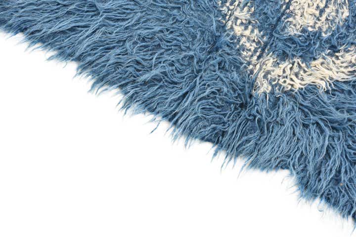 2' x 5' Hand Knotted Moroccan Wool Runner Rug