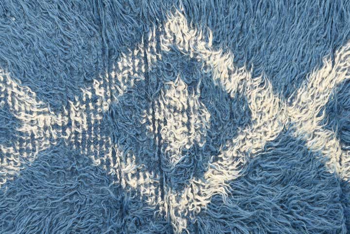 2' x 5' Hand Knotted Moroccan Wool Runner Rug