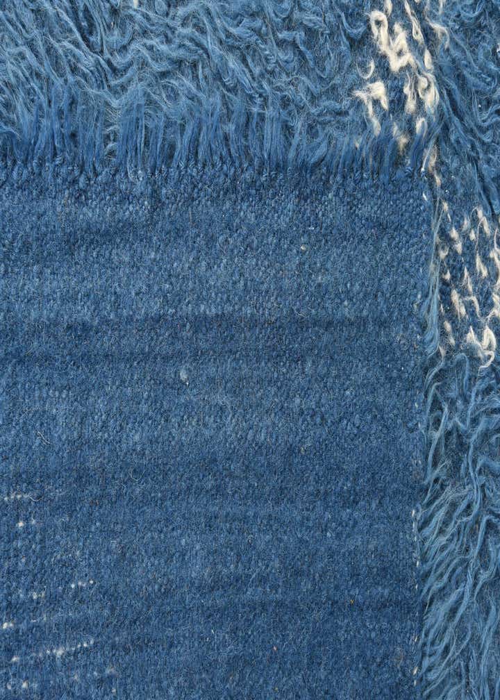 2' x 5' Hand Knotted Moroccan Wool Runner Rug