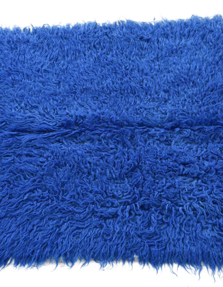 Detail image of 2' 3 x 4' 5  Hand Knotted Moroccan Wool Runner Rug