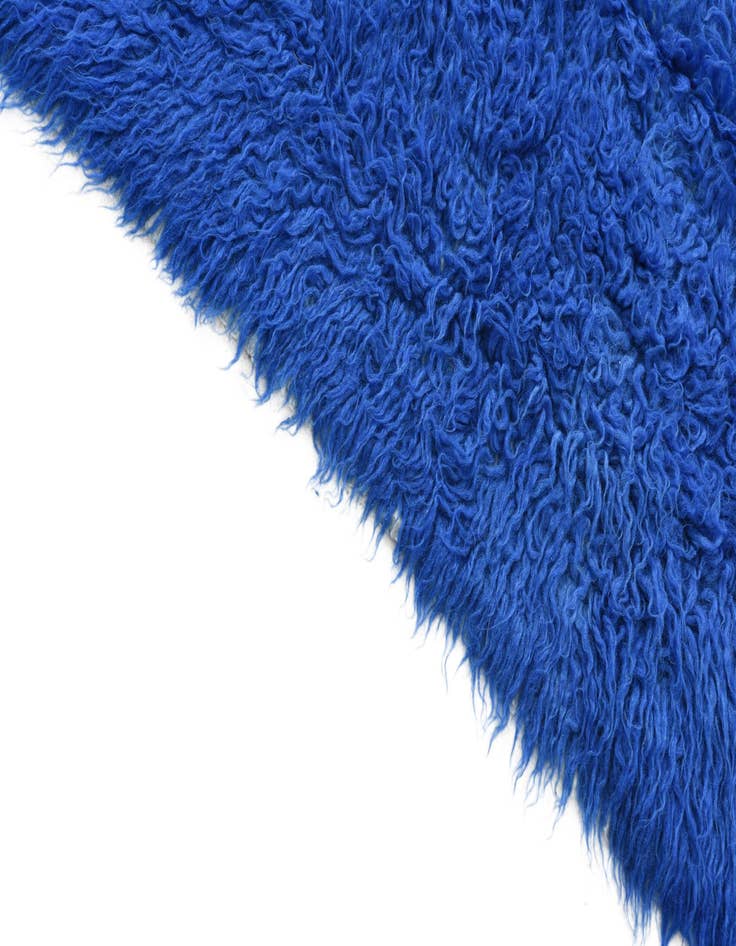 Detail image of 2' 3 x 4' 5  Hand Knotted Moroccan Wool Runner Rug