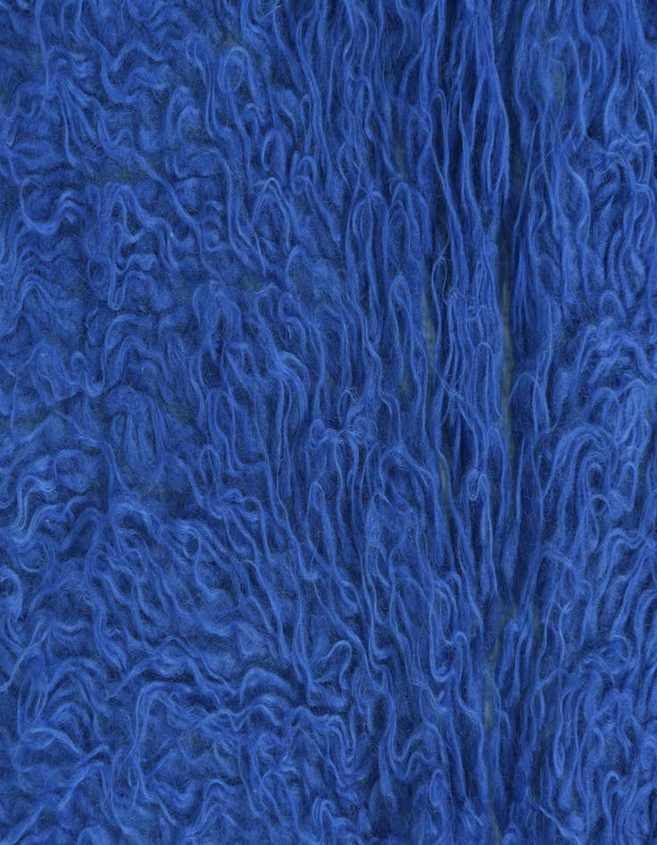 Detail image of 2' 2 x 4' 7  Hand Knotted Moroccan Wool Runner Rug