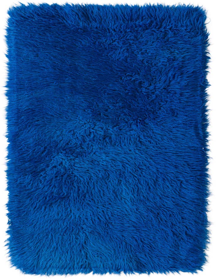 Detail image of 2' 4 x 4' 8 Hand Knotted Moroccan Wool Runner Rug