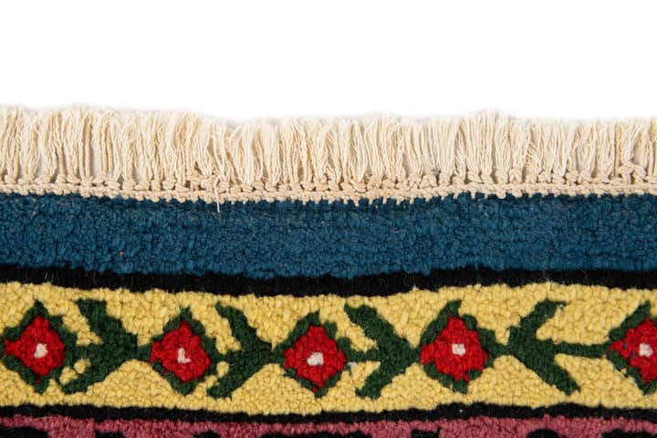 2' 6 x 5' Hand Knotted Moroccan Wool Runner Rug