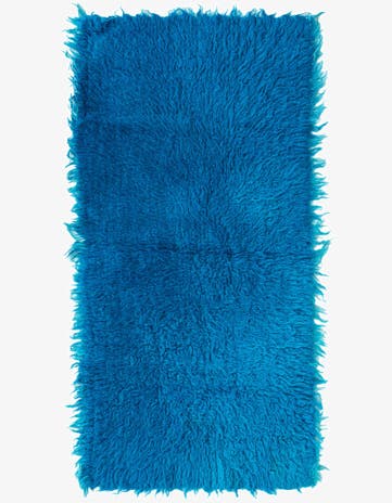 2' 1 x 4' Hand Knotted Moroccan Wool Runner Rug