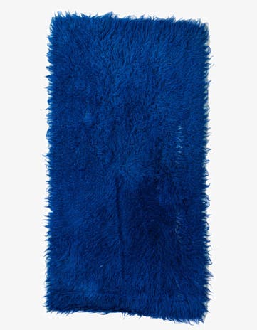 2' 3 x 4' 4 Hand Knotted Moroccan Wool Runner Rug