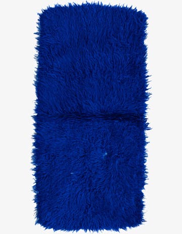 2' x 4' Hand Knotted Moroccan Wool Runner Rug