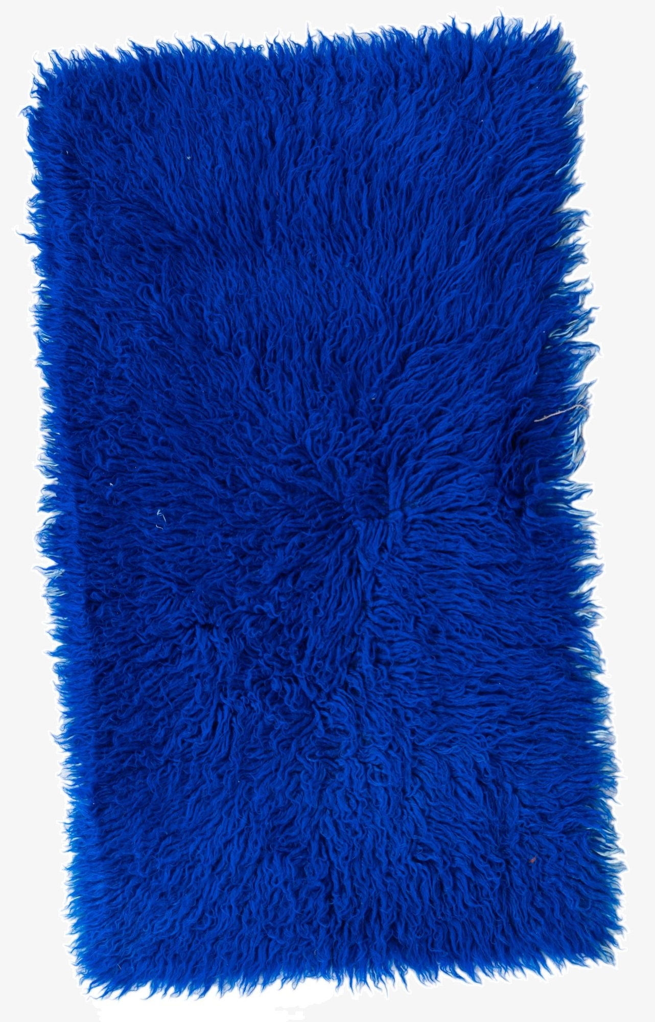 2' 2 x 4'  Hand Knotted Moroccan Wool Runner Rug