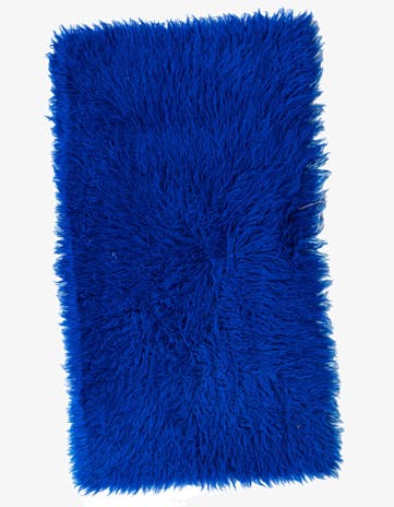 2' 2 x 4' Hand Knotted Moroccan Wool Runner Rug