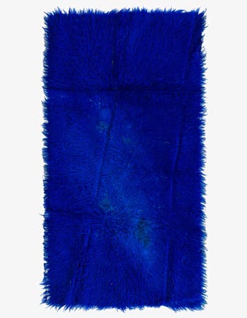 2' 4 x 4' 2 Hand Knotted Moroccan Wool Runner Rug