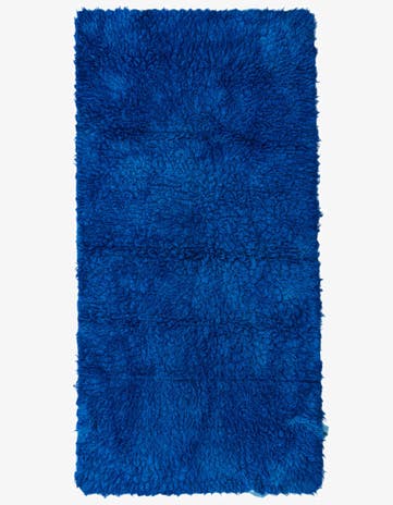 3' 2 x 6' 1 Hand Knotted Moroccan Wool Runner Rug