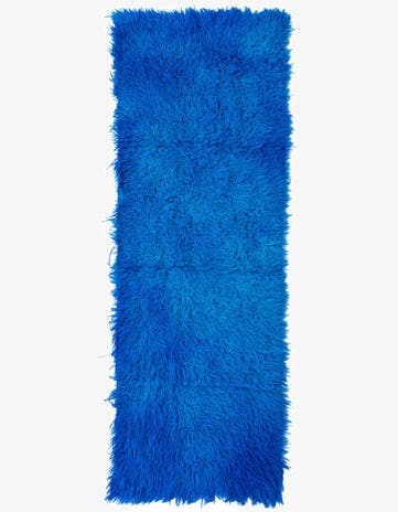 2' 5 x 7' Hand Knotted Moroccan Wool Runner Rug