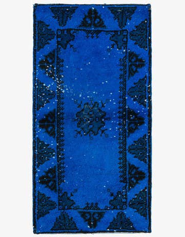 2' 3 x 4' 3 Hand Knotted Moroccan Wool Runner Rug