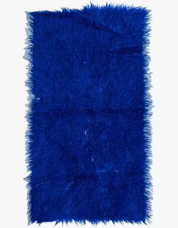 2' 8 x 4' 9 Hand Knotted Moroccan Wool Runner Rug