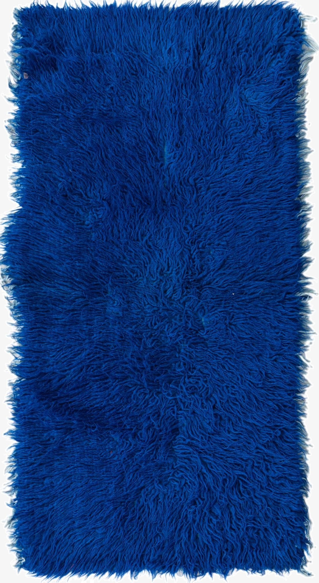 2' 4 x 4' 7  Hand Knotted Moroccan Wool Runner Rug