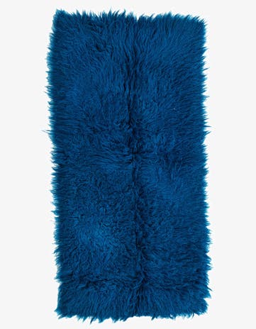 2' 5 x 5' Hand Knotted Moroccan Wool Runner Rug