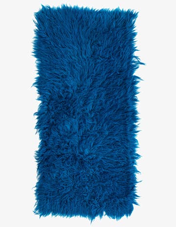 2' 1 x 4' 8 Hand Knotted Moroccan Wool Runner Rug