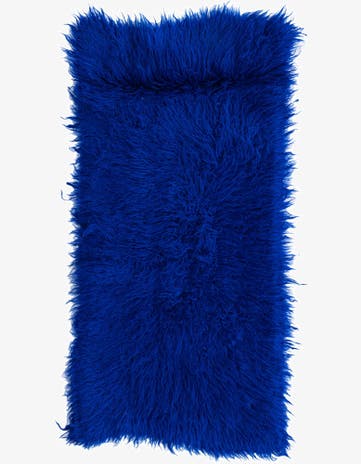 2' 1 x 4' 8 Hand Knotted Moroccan Wool Runner Rug