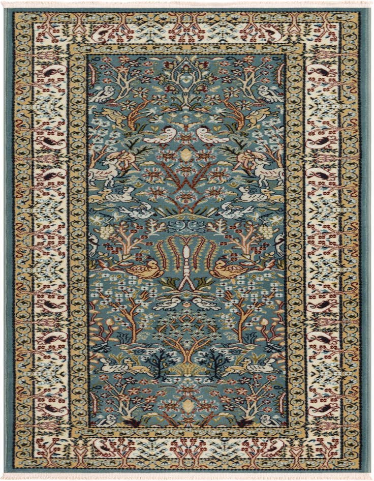 Detail image of 2' x 6' Nain Design Runner Rug