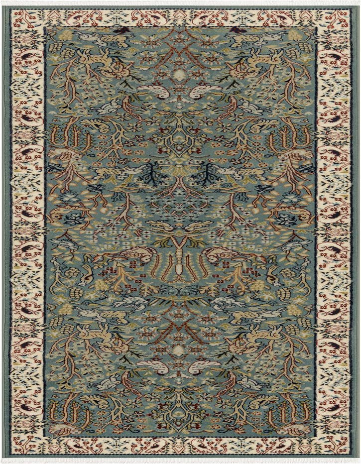 Detail image of 2' 7 x 7' Nain Design Runner Rug