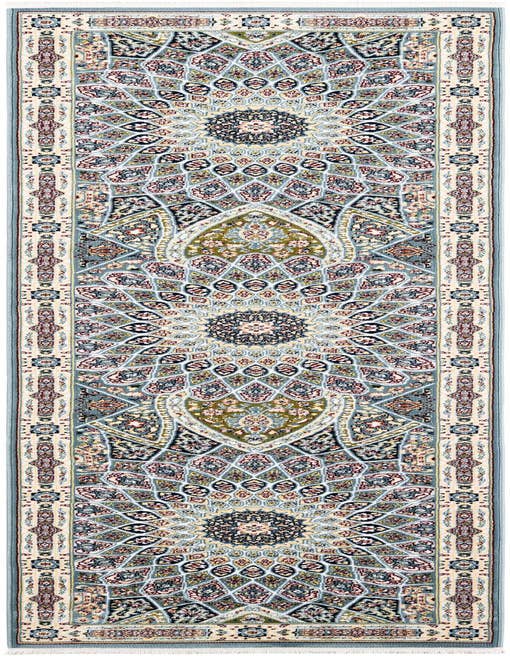 Detail image of 2' 7 x 10' Nain Design Runner Rug