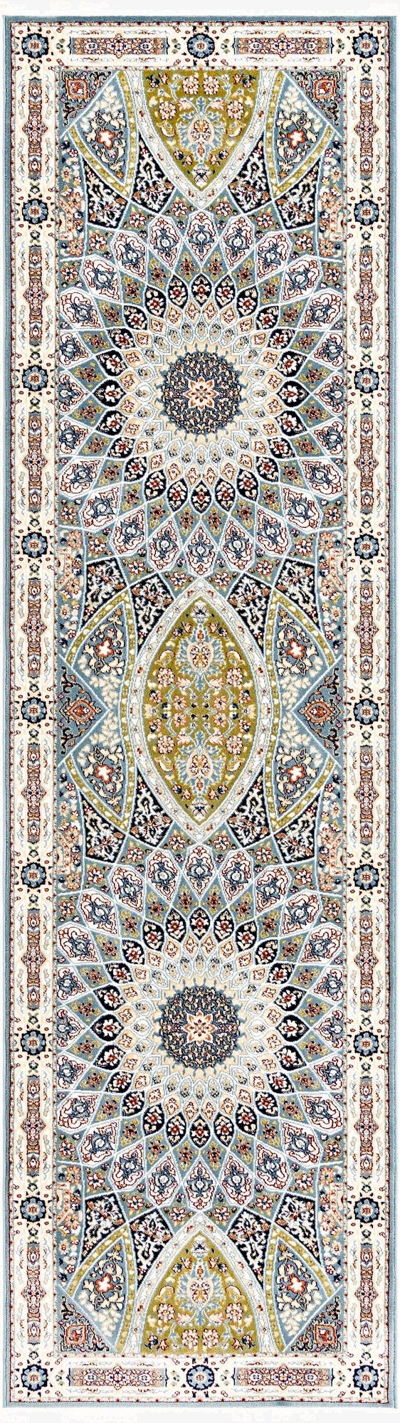 Primary image 2' 7 x 9' Nain Design Runner Rug