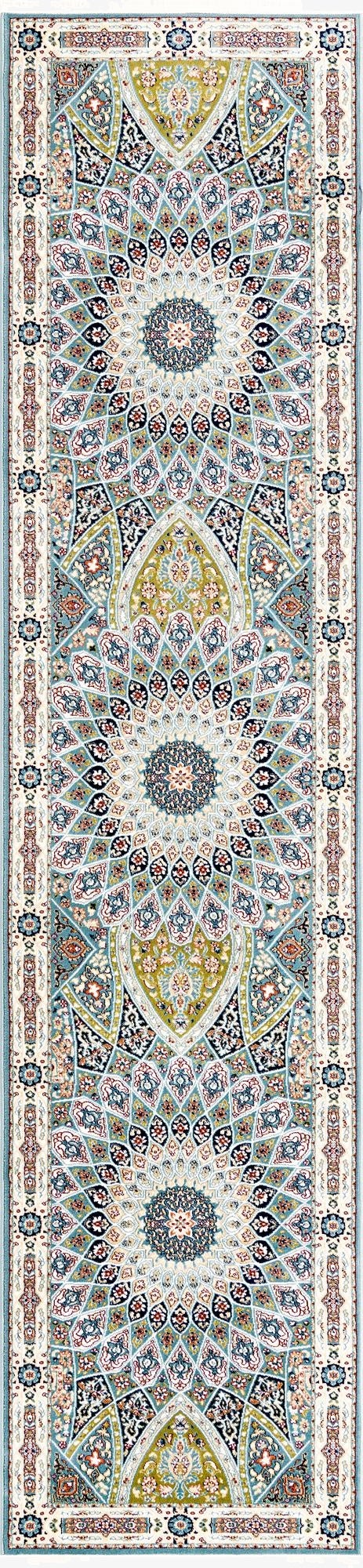 Primary image 2' 7 x 11' Nain Design Runner Rug