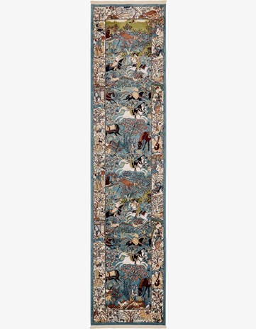 3' x 13' Nain Design Runner Rug